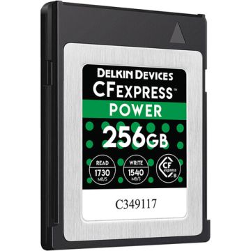 Delkin Devices 256GB CFexpress POWER Memory Card (DCFX1-256)