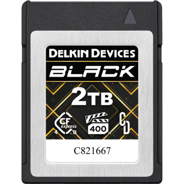 Delkin CFexpress 4.0 BLACK Type B R3700/W3220 (VPG400) 2TB (DCB4BV42T)