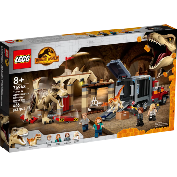 LEGO Jurassic World T. rex & Atrociraptor Dinosaur Breakout (76948)