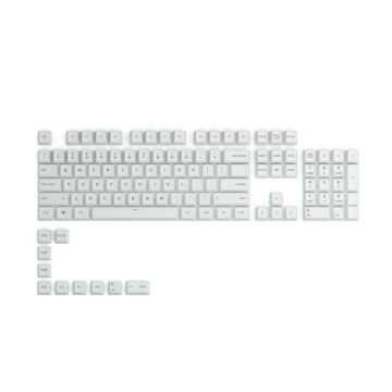 Glorious PC Gaming Race GPBT Keycaps Arctic White US (GLO-KC-GPBT-W)