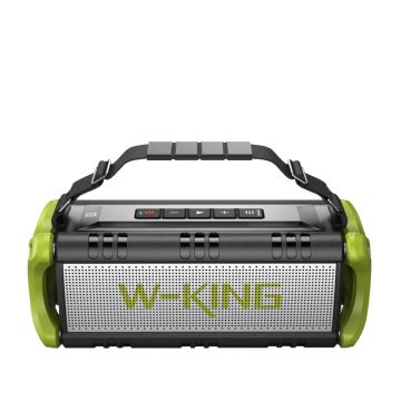 W-King D8 Portable Bluetooth Speaker Green 50W 3.7V 10400mAh / 7.2V 5200mAh
