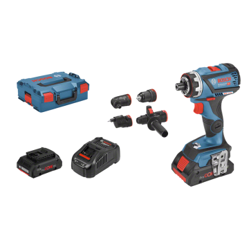 Bosch GSR 18V-60 FC, 2x4.0Ah ProCORE18V, GFA18 E/M/W/H, 1880CV L-Boxx (06019G7106)