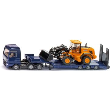 Siku MAN truck with low loader and JCB wheel loader (1790)