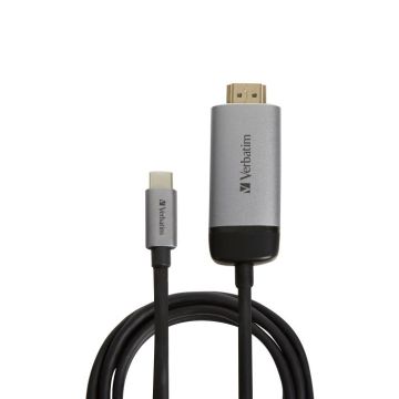 Verbatim USB‑C to HDMI Adapter Gen. 1 USB 3.1 (1.5 m USB‑C Cable)