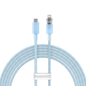 Baseus Explorer Series Fast Charging USB-C to Lightning cable 2m 20W Blue (CATS010303)