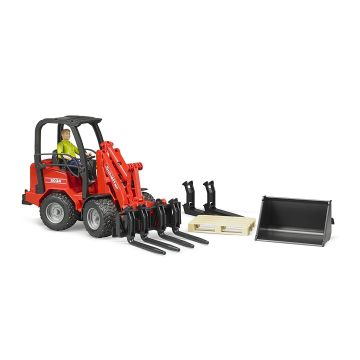 Bruder Shaffer Compact Loader with Figure and Accessory (02191)