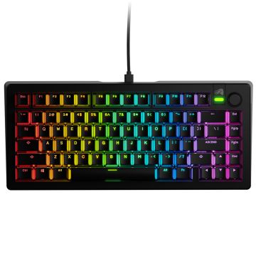 Glorious GMMK 3 75%, Fox Switches, Black, US (GLO-KB-GMMK3-75-PB-FOX-W-BLK-US)
