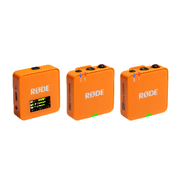 Rode Wireless GO III (Gen 3) Compact Wireless Microphone System Orange (WIGOGEN3ORA)