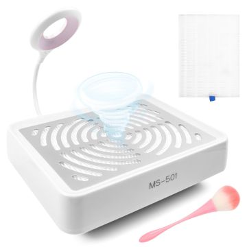 ANGNYA Dust Extraction for Nails with Filter & Lamp