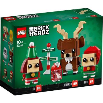 LEGO BrickHeadz Reindeer, Elf and Elfie (40353)