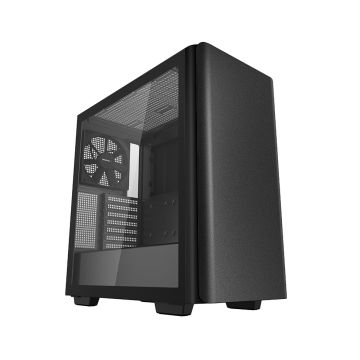 DeepCool MID TOWER CASE CK500 Side window, Black, Mid-Tower (R-CK500-BKNNE2-G-1)