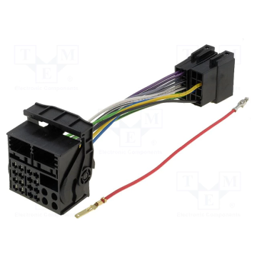 4Carmedia ZRS-166 Adapter Radio, ISO,Quadlock, Mercedes, PIN 16