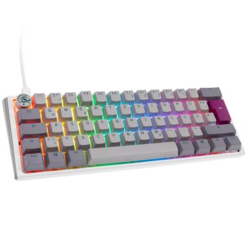 Ducky One 3 Mist Grey Mini Gaming Tastatur, RGB LED - MX-Brown (DKON2161ST-BDEPDMIWHHC2)