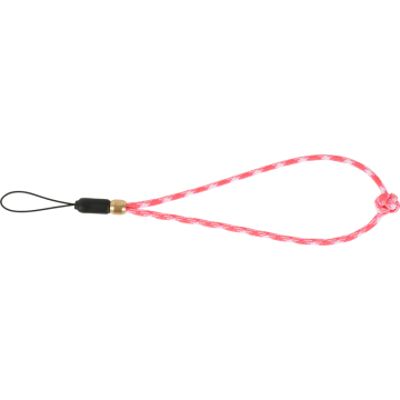 Artisan & Artist ACAM-P04H Multi Paracord Hand strap with Celtic button knot (with Loop) Pink/White