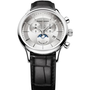 Maurice Lacroix Les Classiques Phase de Lune Chronograph Men's Watch LC1148-SS001-131