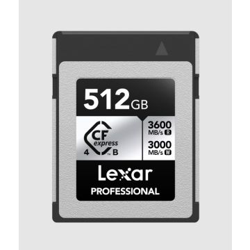 Lexar CFexpress 4.0 Pro Silver Serie R3600/W3000/SW2600 512GB (LCXEXS4512G-RNENG)