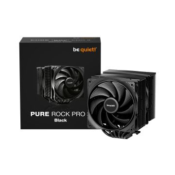 be quiet! Pure Rock Pro 3 CPU Cooler - 120mm, Black (BK042)