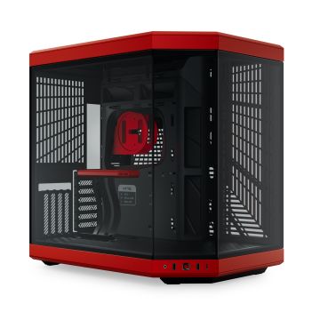Hyte Y70 Midi Tower Standard - Black / Red (CS-HYTE-Y70-BR)