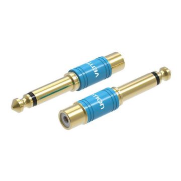 Vention VDD-C03 Adapter Audio 6.35mm male to RCA female