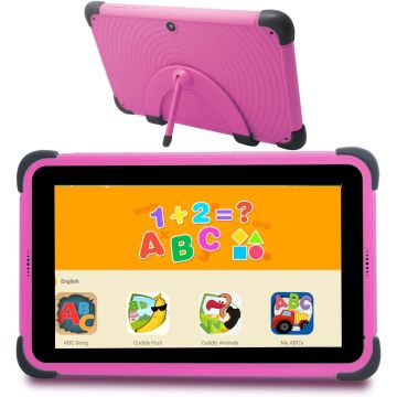 CWOWDEFU Childrens Tablet 8 Inch Android 11 HD Display WiFi 32GB ROM Pink