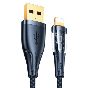 Joyroom S-UL012A3 Cable to USB-A / Lightning / 2.4A / 1.2m Black