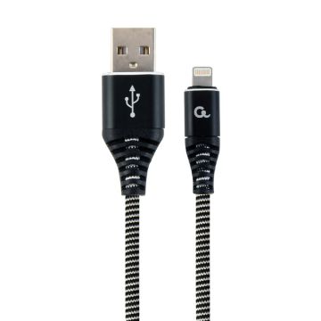 Gembird USB 2.0 Lightning Cable 2m (CC-USB2B-AMLM-2M-BW)
