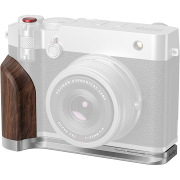 SmallRig 5265 L-Shape Mount Plate with Wooden Handle for FUJIFILM GFX100RF Silver