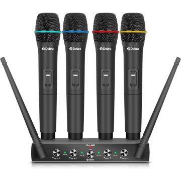 D-Debra Audio AU400 Pro UHF Wireless Karaoke/Microphone System