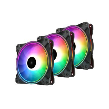 DeepCool Cooling Fan CF120 PLUS Case Fan (DP-F12-AR-CF120P-3P)