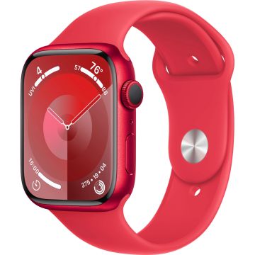Apple Watch Series 9 GPS 45mm (PRODUCT)RED Aluminium Case with (PRODUCT)RED Sport Band (S/ M) MRXJ3