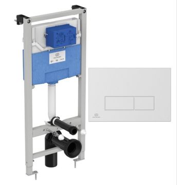 Ideal Standard WC Montāžas Rāmis ar Baltu Pogu (R020467/0121AC)