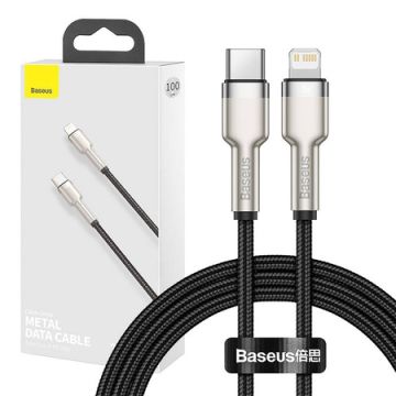 Baseus Cafule USB-C cable for Lightning PD 20W 1m Black (CATLJK-A01)