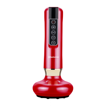 Humanas DermaSmooth Anticellulite Massager with Chinese Cupping Device Function Red