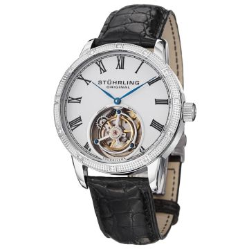 Stuhrling Tourbillon Diamond Dominus Men's Watch 312S.3315X3