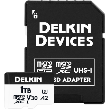 Delkin microSDXC Trail Cam Hyperspeed R195/W160 (V30) 1TB DMHSA21T
