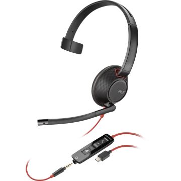 HP Poly Blackwire 5210 USB-C/A and 3.5mm