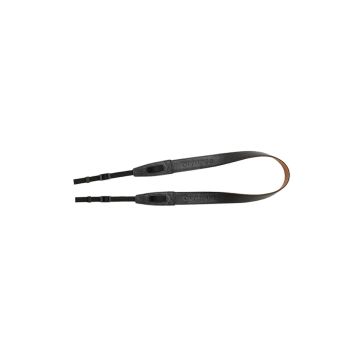 Olympus CSS‑S119L Leather Neck Strap Black