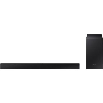 Samsung HW-B440 2.1 Channel B Soundbar Subwoofer Included Game Mode One Remote Control [2022] Black