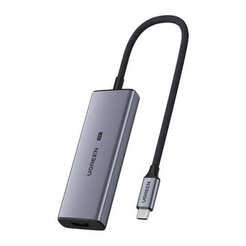 Ugreen 4in1 multi-functional HUB USB Type C - 3x USB 3.2 Gen 1 / HDMI 2.1 8K 30Hz gray (50629 CM500)