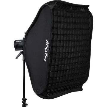 Godox SGGV6060 Outdoor Flash Kit S2 Bracket Softbox Grid