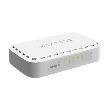 Netgear GS605 - 5 Port Gigabit Ethernet Unmanaged Switch (GS605-400PES)