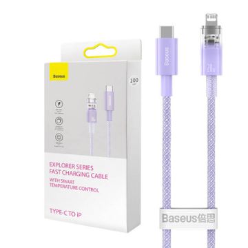 Baseus Explorer Series Fast Charging USB-C to Lightning Cable 1m 20W Purple (CATS010205)