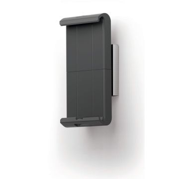 Durable tablet desk holder, tablet stand for 7-13 inch tablets with 360-degree rotation, anti-theft mechanism, perfect for iPad, Samsung, Huawei and other tablets.