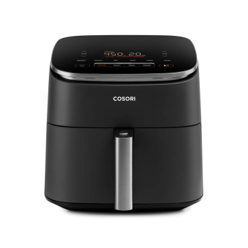 Cosori TurboBlaze Airfryer, 9-in-1 Air Fryer XXL 6L, quiet DC motor with 5 fan speeds Black (CAF-DC601-KEU)