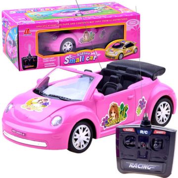 Tālvadības Pults Vadāma Automašīna - Beetle Rozā (HRRC0026)