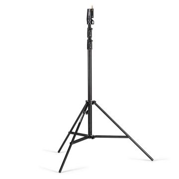 Manfrotto 126BSUAC Heavy Duty Stand Black Air-Cushioned Black Steel