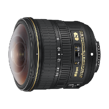 Nikon AF-S Fisheye Nikkor 8-15mm f/3.5-4.5E ED