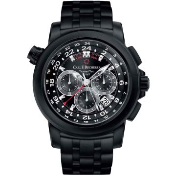 Carl F. Bucherer Patravi Traveltec Black Men's Watch 00.10620.12.33.21