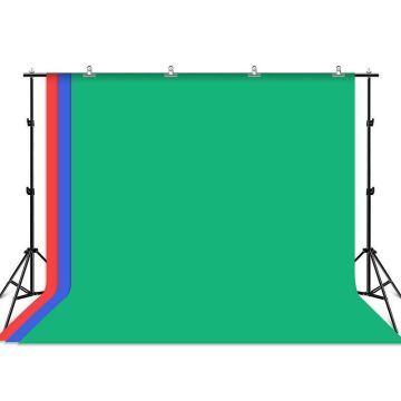 Puluz Photo Studio Background Support 2x3m + Backdrops 3 pcs PKT5205