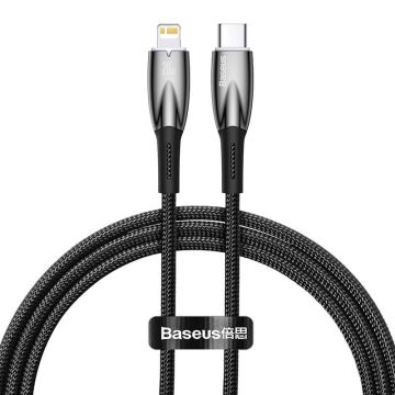 Baseus Glimmer Series USB-C cable for Lightning 20W 1m Black (CADH000001)